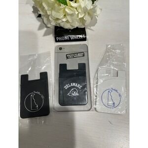 Delaware Blue Hens Phone Wallet Stick On Card Holder +2 other phone card holders